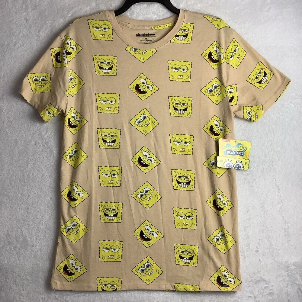 SpongeBob SquarePants Nickelodeon Unisex T- Shirt Size Medium NWT